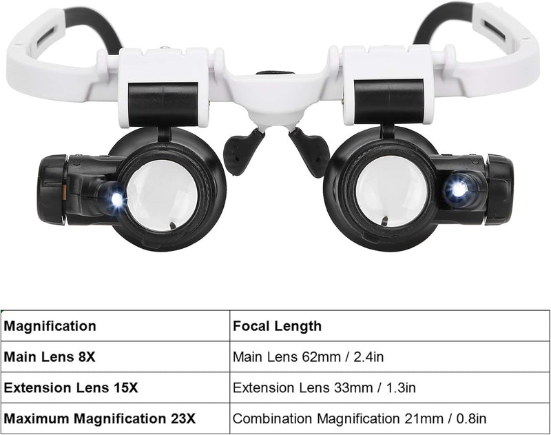 Lentes de Aumento con Luz micro | 2en 1